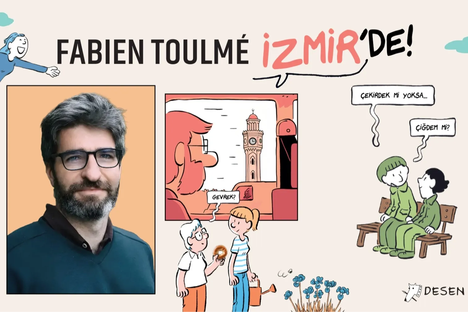 Desen Yayınları’nın ödüllü çizeri Fabien Toulmé İzmir