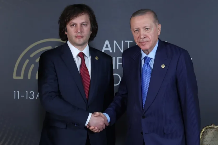 Cumhurbaşkanı Erdoğan, Gürcistan Başbakanı Kobakhidze ile görüştü