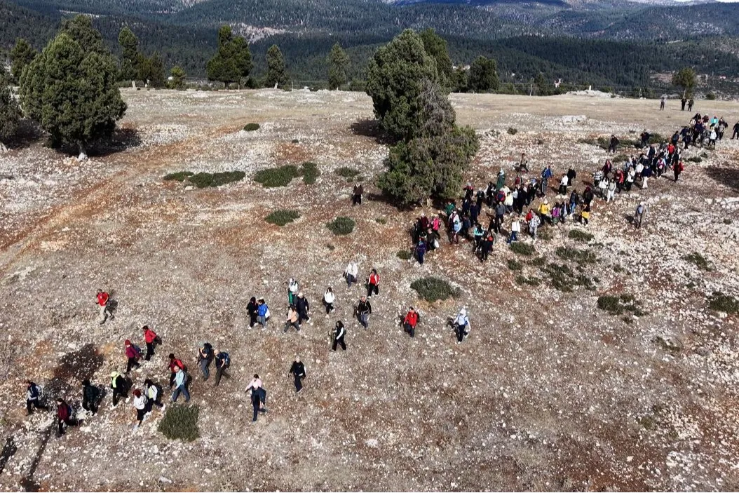 Mersin’de tarihi kilikya yolu yürüyüşüne yoğun ilgi