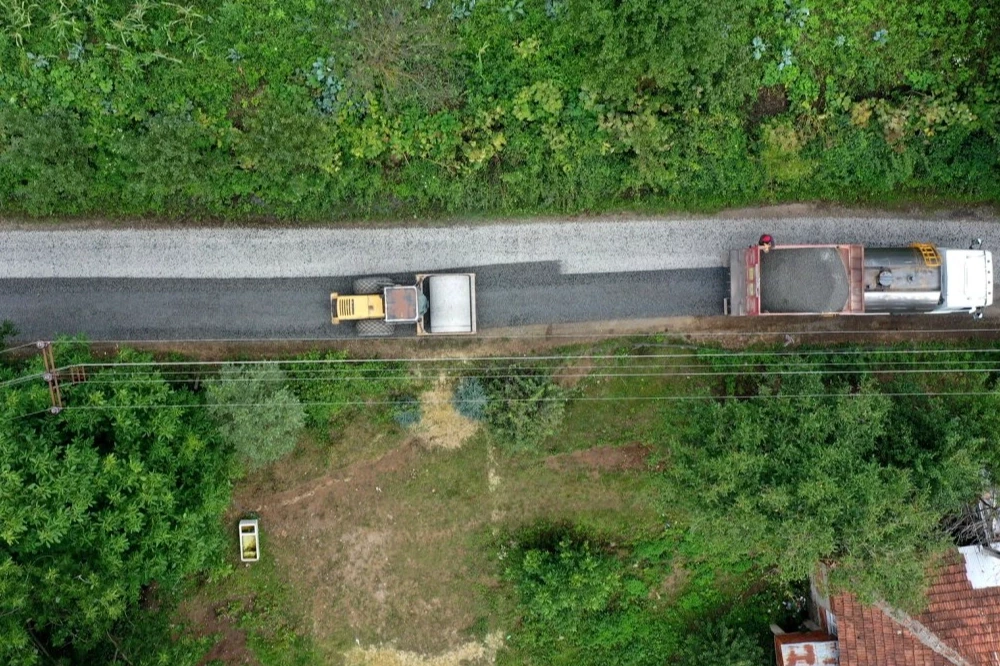 Ordu’da Korgan’ın yol ağı asfaltla yenileniyor
